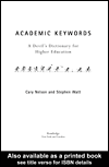 Title details for Academic Keywords by Cary Nelson - Available